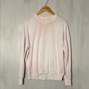 Sundry White‎ and Pink Tie-Dye Crew Neck Sweater Size M
